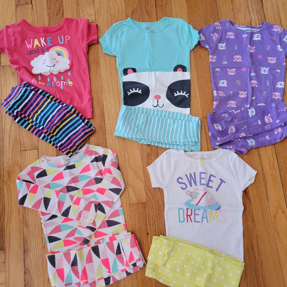 5 pairs Carter's PJ bundle
